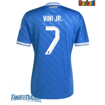 Real Madrid Vinicius Junior #7 Tricou Fotbal Replică 2025-26 Barbati Treilea